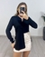 CHEMISE VISCOLINHO COM ELASTANO MANGA LONGA - PRETO na internet
