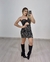 VESTIDO CURTO PAETE NULA MANGA VAZADO - PRATA na internet