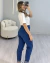 CALÇA JEANS MOM CÓS ALTO LAVAGEM ESCURA - Loja LGS