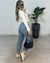 CAMISA VISCOLINHO COM ELASTANO BOLSOS FRONTAIS - BRANCA na internet