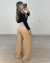 PANTALONA ALFAIATARIA BOTÃO ZIPER - NUDE - Loja LGS