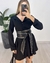 CINTO FEMININO TACHAS AMARRAÇÃO - PRETO
