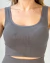 CONJUNTO CANELADO PREMIUM COMFY CROPPED E LEGGING - CINZA - loja online