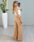 PANTALONA ALFAIATARIA BOTÃO ZIPER - NUDE - comprar online