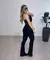 CALÇA PRADA FLARE COM ZÍPER - PRETA na internet