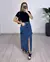 SAIA JEANS CARGO MIDI LAVAGEM ESCURA - comprar online