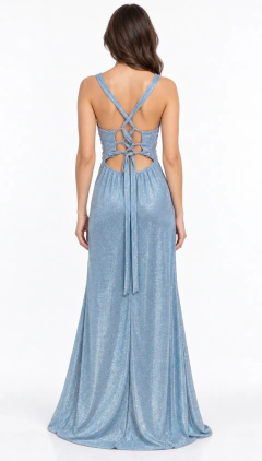 Vestido Largo Anaid Glitter