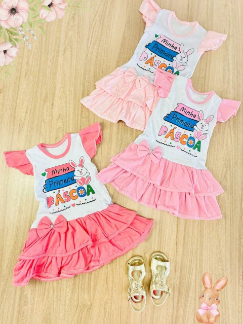 Vestido de Páscoa para Bebê