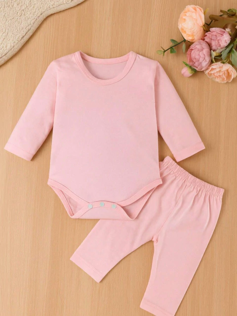 Body + Mijão Liso de Bebê