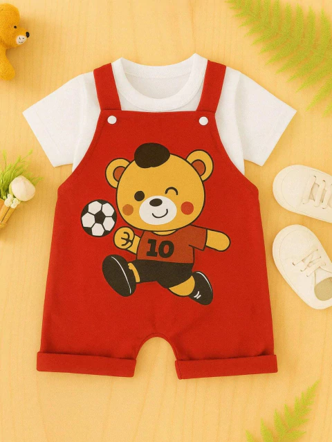 Jardineira + Camisa Lucas