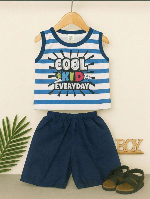 Conjunto Juvenil Regata + Shorts Enzo Mendonça