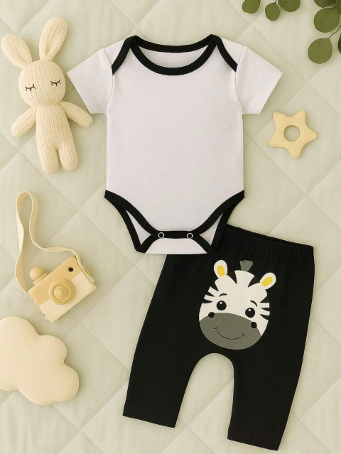 Body + Mijão Zebrinha Baby