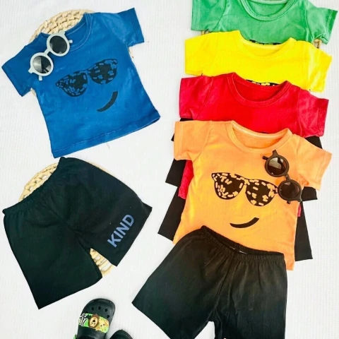 Conjunto Camisa + Shorts de Bebê Jhony