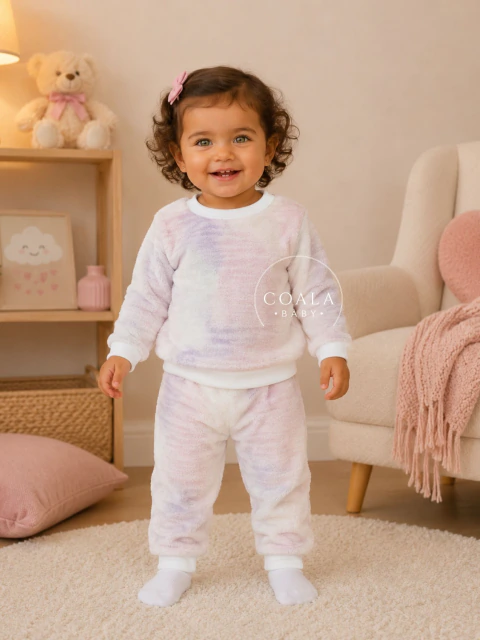 Conjunto Fleece de Menina