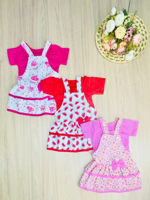 Vestido Jardineira Baby - comprar online
