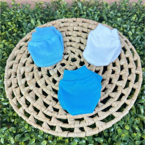 Kit de 3 Pares de Luvinhas para bebê Meninos