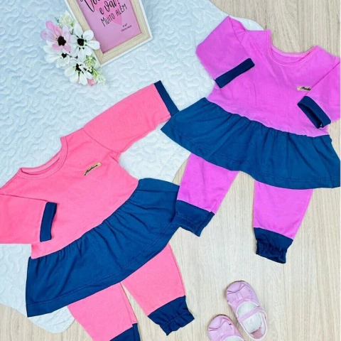 Conjunto Blusinha + Calça Melissa