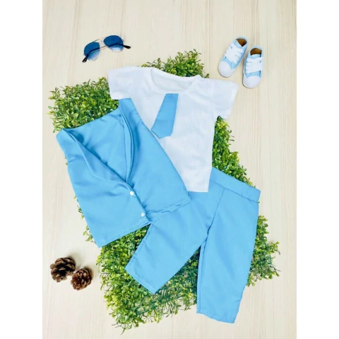 Conjuntinho Social 3 peças Richard