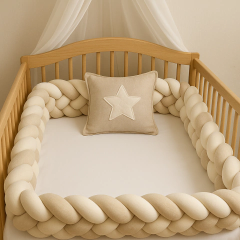 Kit de Berço com Trança - 9 peças - Baby 2U - comprar online