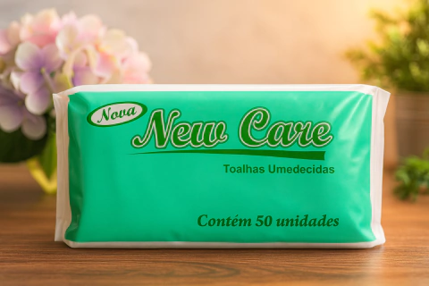 Lenço Umedecido - Toalha Umedecida New Care 50 uni - comprar online