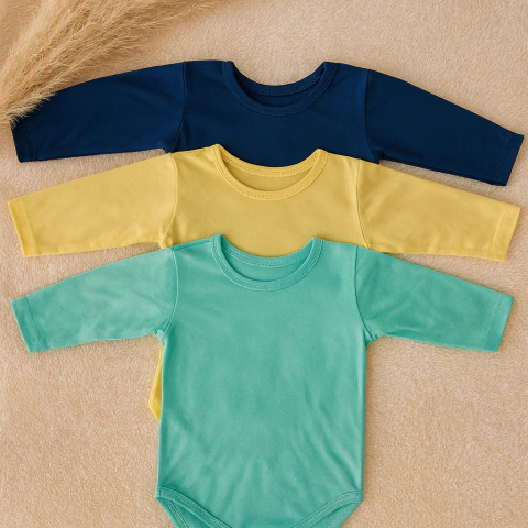 Body Liso Manga Longa - Unissex - comprar online