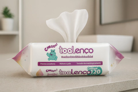 Lenço Umedecido - Toalha Umedecida Toalenço c/120 uni. - comprar online