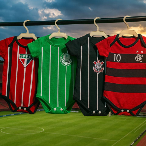 Body Unissex de Times (Esporte)