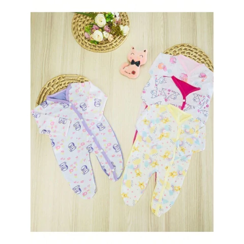 Macacão de Bebê RN S/Pé Sara - comprar online