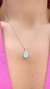 Colar Pingente Gota Turmlina Semijoia - comprar online