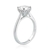 Anel Solitário Diamante 8mm Cravejado em Zircônia Prata 925 - comprar online