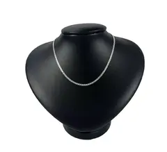 Corrente de Prata 925 Bismark 2 mm 45 cm