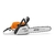 MOTOSIERRA MS250 - 45CC - 4,5KG - 3,1HP - 45CM STIHL