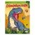 Livro Infantil Adesivos e Atividades Dinossauros