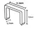 Grampos Bestfer Galvanizados 106/8 - "Papelaria dos Estudantes