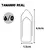 Clips Galvanizado 6/0 220 un. Bacchi - comprar online