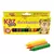 Giz de cera curto 15 cores Kaz