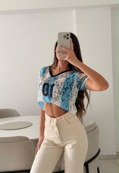 Remera Encaje AR - tienda online