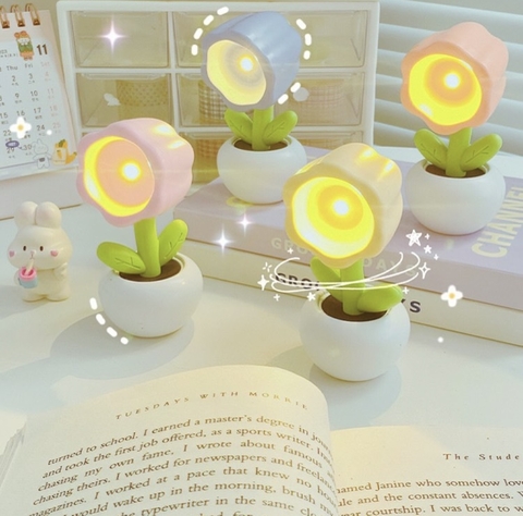 Lampara mini de lectura flor - comprar online
