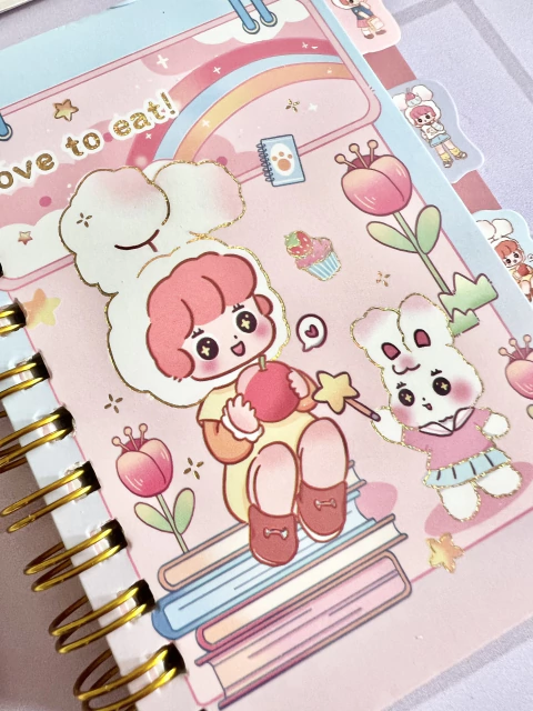 Cuaderno Rabbit mini con solapas pasteles! - comprar online