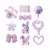 Apliques x 10 lila - comprar online