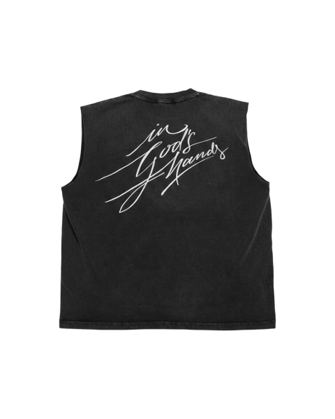 Blessed Sleeveless – (Black Wash)