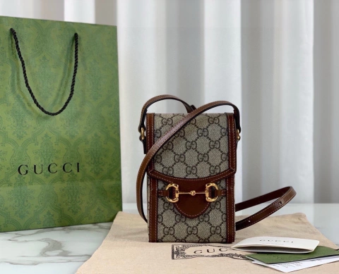Bolsa Gucci Horsebit 1955 Mini Bag 11.5X17X4CM