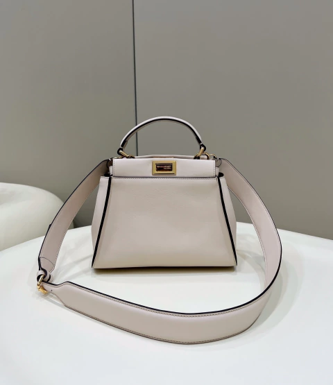 Fendi Peekaboo Off White 23CM