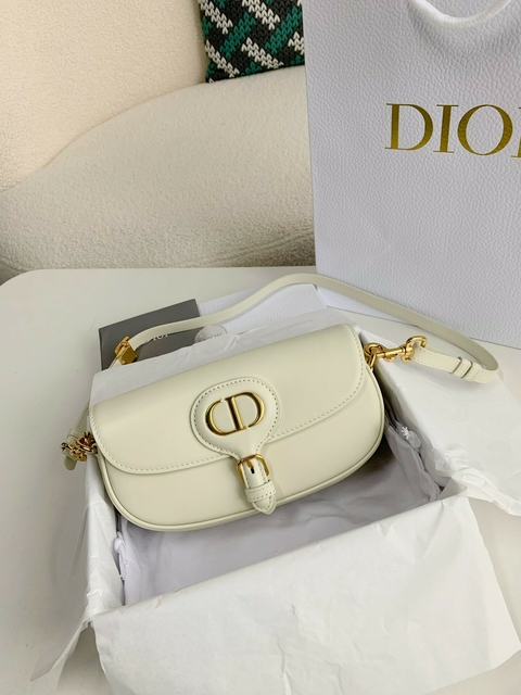 Dior Dior Bobby East-West Bag Sand-Colored Box Calfskin 21 x 12 x 5,1 cm
