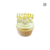 Minitopper Happy Easter Cursive - CakeTopper Acrílico Amarillo Pastel Blanco Inspo Easter 7cm en internet