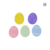 Set de 5 Siluetas Huevos de Pascua- Acrílico Pastel ADV 5cm - comprar en línea