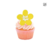 Best Mom Flower ADV - MiniTopper Charm 6cm Acrílico Amarillo Pastel en internet