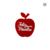 Feliz Día del Maestro Inspo Apple - Minitopper o Charm Acrílico Rojo Brillante 5cm - comprar en línea