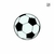 Balón de Futbol - Inspo Hexagonal Blanco con Negro CakeTopper ADV