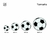 Balón de Futbol - Inspo Hexagonal Blanco con Negro CakeTopper ADV - comprar en línea